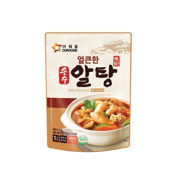 韓國食品-[아워홈] 얼큰한알탕 400g