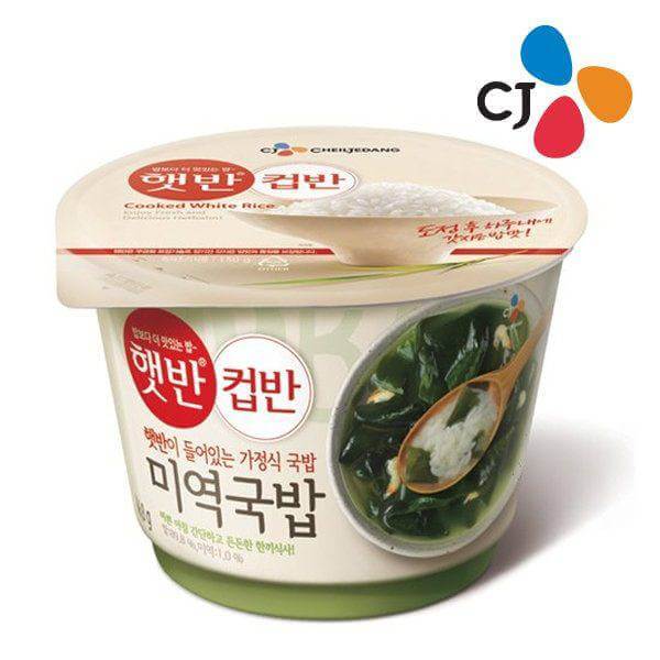韓國食品-[CJ] Cup Rice[Seaweed Soup] 167g