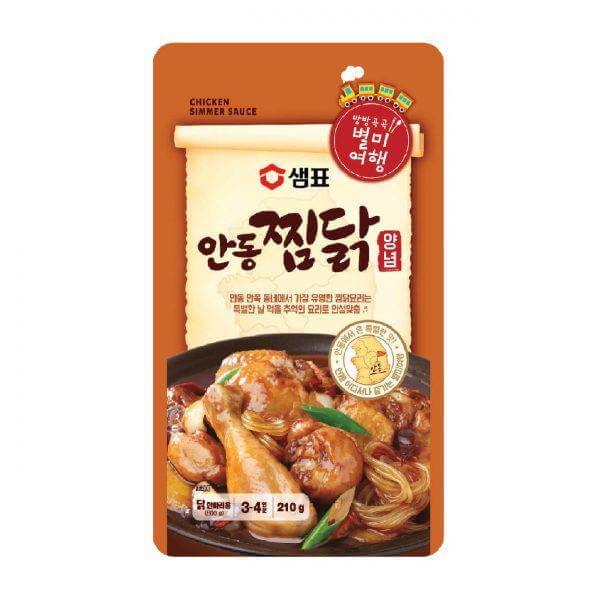 韓國食品-[膳府] 安東式燉雞醬 210g