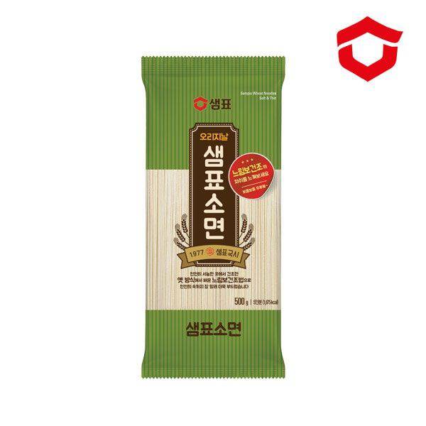 韓國食品-[膳府] 小麥素麵 500g