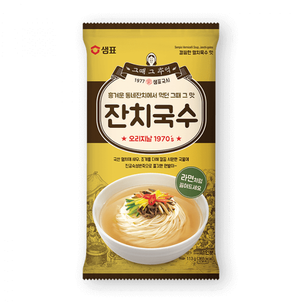 韓國食品-[Sempio] Banquet Noodle[Anchovy Soup] 101g