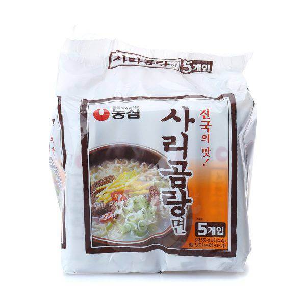 韓國食品-[Nongshim] Beef Soup Instant Noodle 110g*5p
