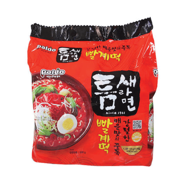 韓國食品-[50%OFF] (Expiry Date: 29/9/2022)[GS25] Tuemsae Instant Noodle 120g*4p