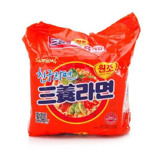 韓國食品-[50%OFF] (Expiry Date: 27/9/2022) [Samyang] Samyang Instant Noodle 120g*5p