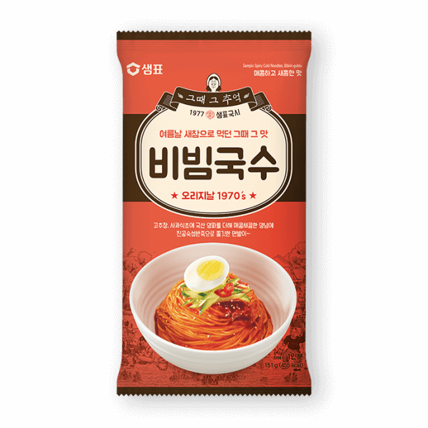 韓國食品-[膳府] 冷拌麵[辣味] 135g