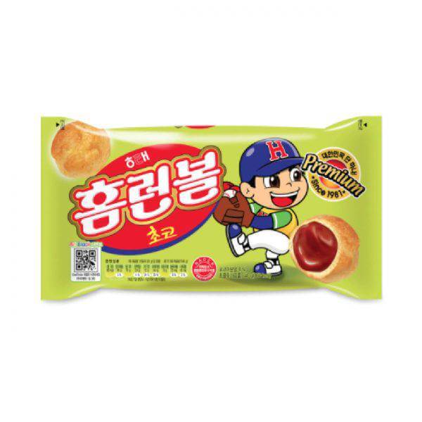 韓國食品-[해태] 홈런볼초코 46g