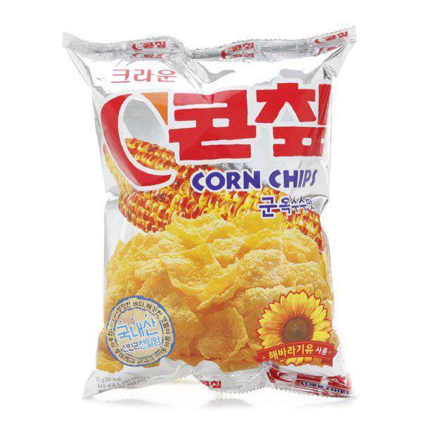 韓國食品-[皇冠] 粟米脆片 70g
