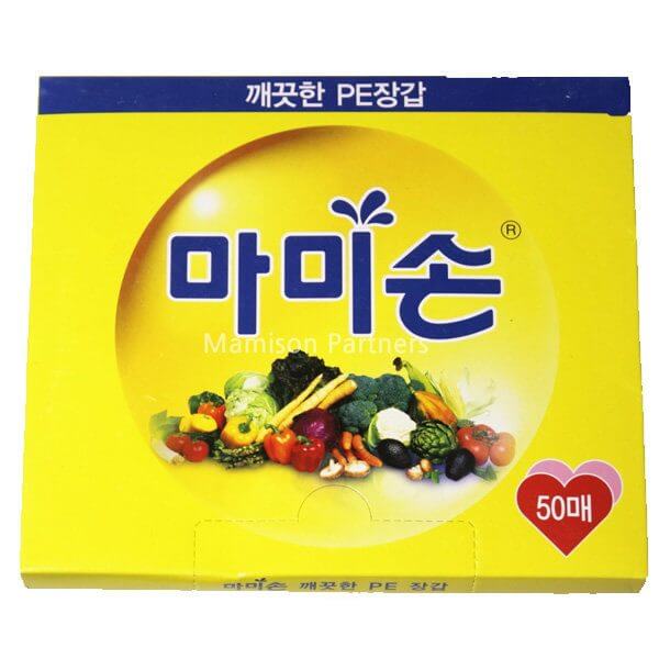 韓國食品-[Mamison] 即棄手套 50張
