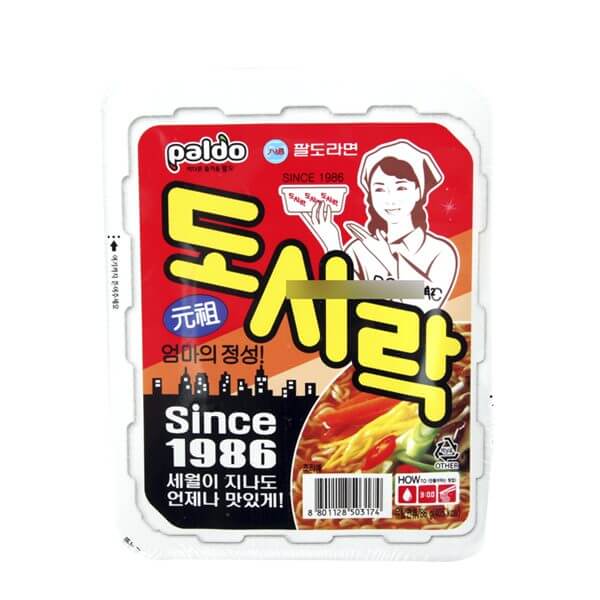 韓國食品-[팔도] 도시락 86g