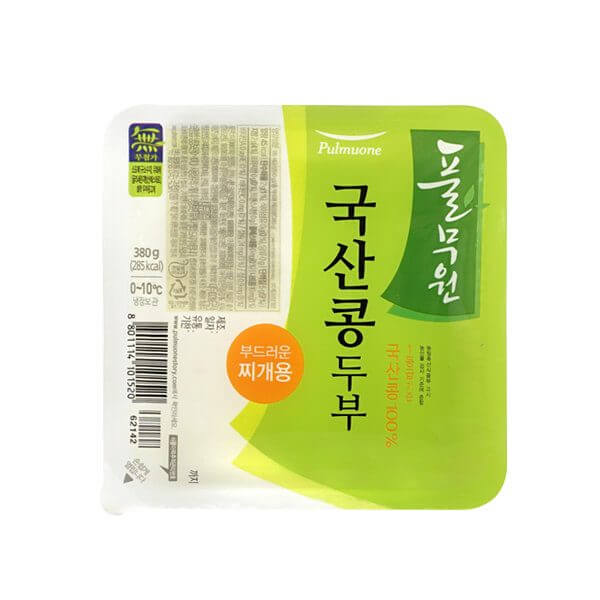 韓國食品-(Expiry Date: 17/6/2024)[Pulmuone] Tofu for Soup 340g