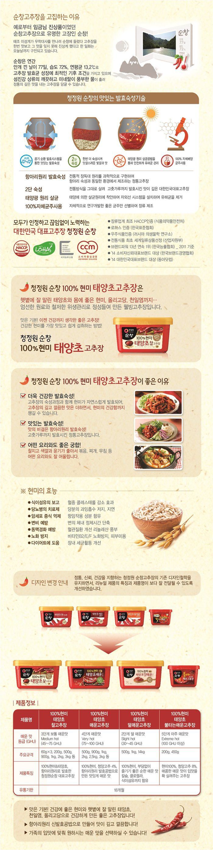 韓國食品-[CJO] Sunchang Hot Pepper Paste 1kg