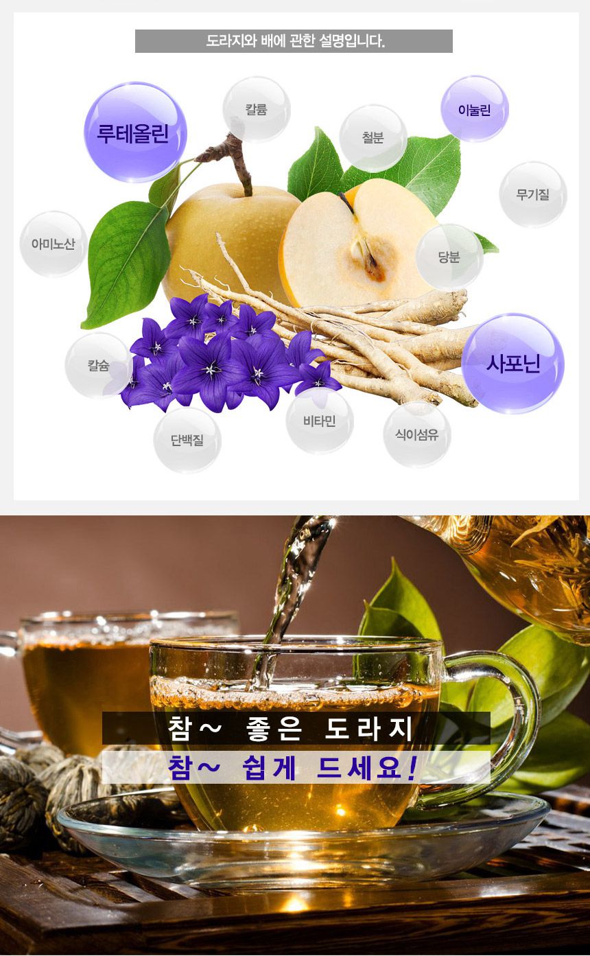 韓國食品-[GNM] Bellflower Pear Extract 80ml