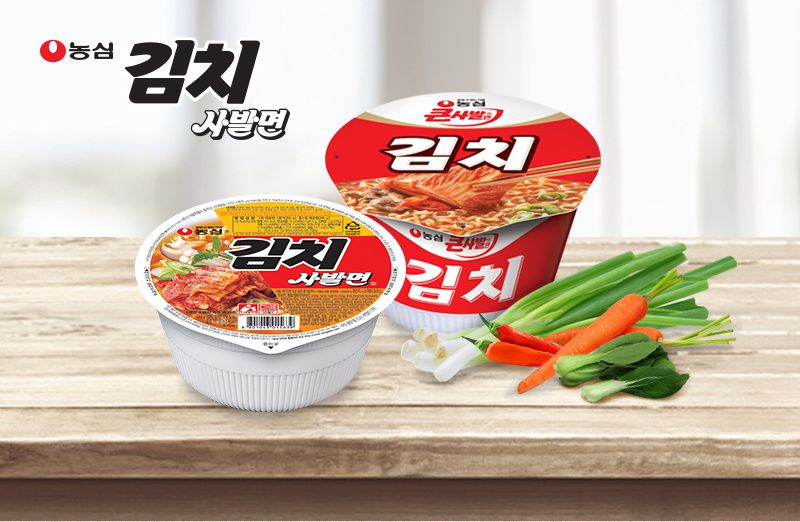 韓國食品-[農心] 泡菜碗麵 86g 24件 (原箱優惠)
